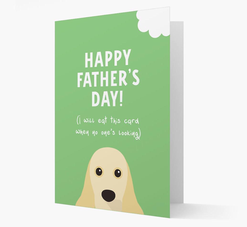 Happy Father's Day: Personalised {breedFullName} Card