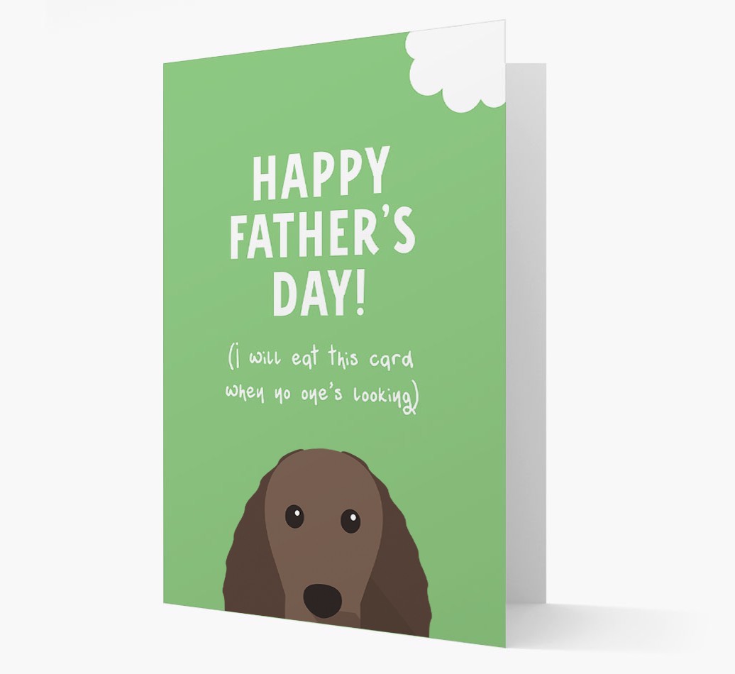 Happy Father's Day: Personalised {breedFullName} Card