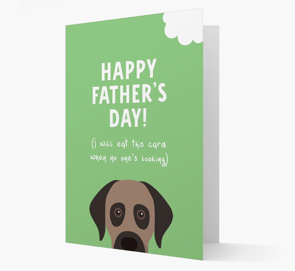 Happy Father's Day: Personalised {breedFullName} Card