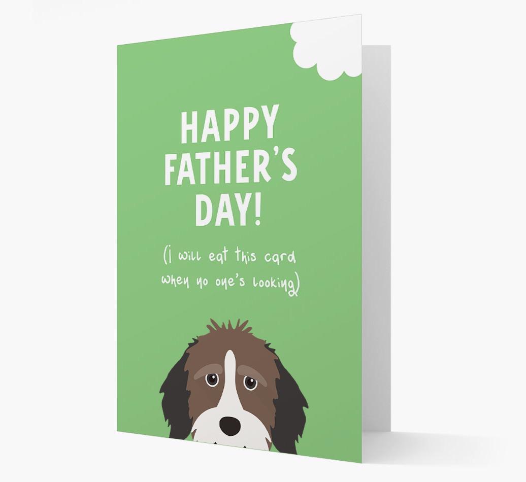 Happy Father's Day: Personalised {breedFullName} Card