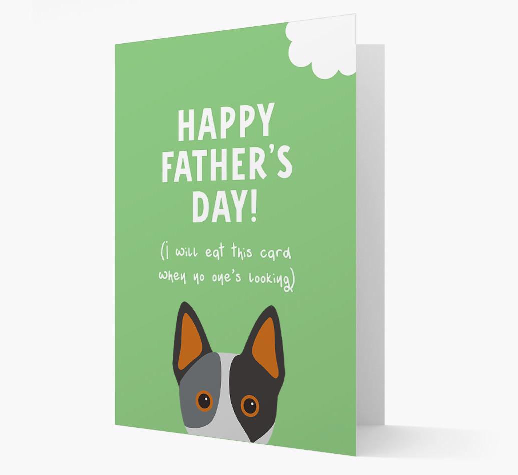 Happy Father's Day: Personalised {breedFullName} Card
