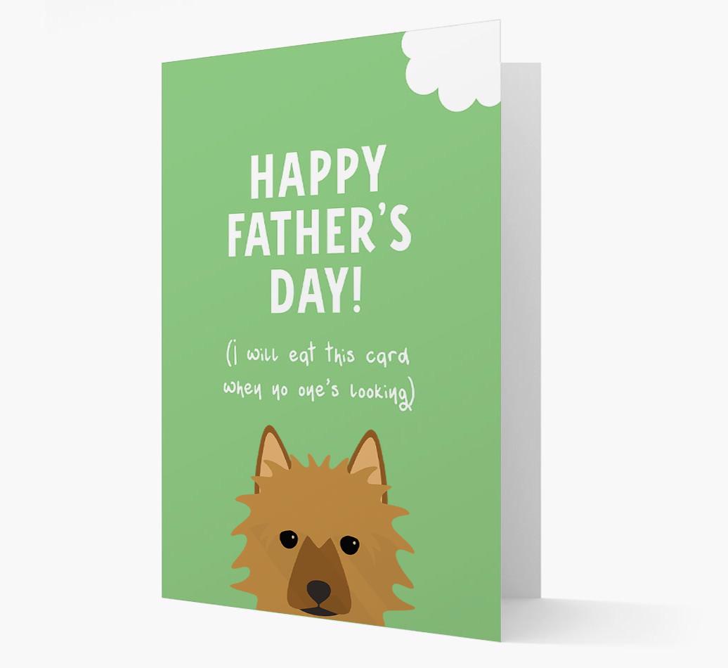 Happy Father's Day: Personalised {breedFullName} Card