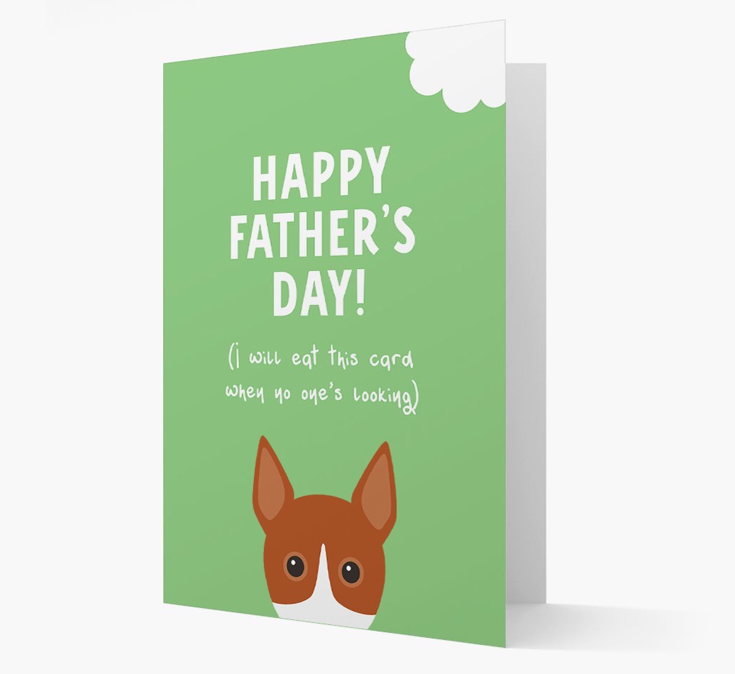 Happy Father's Day: Personalised {breedFullName} Card