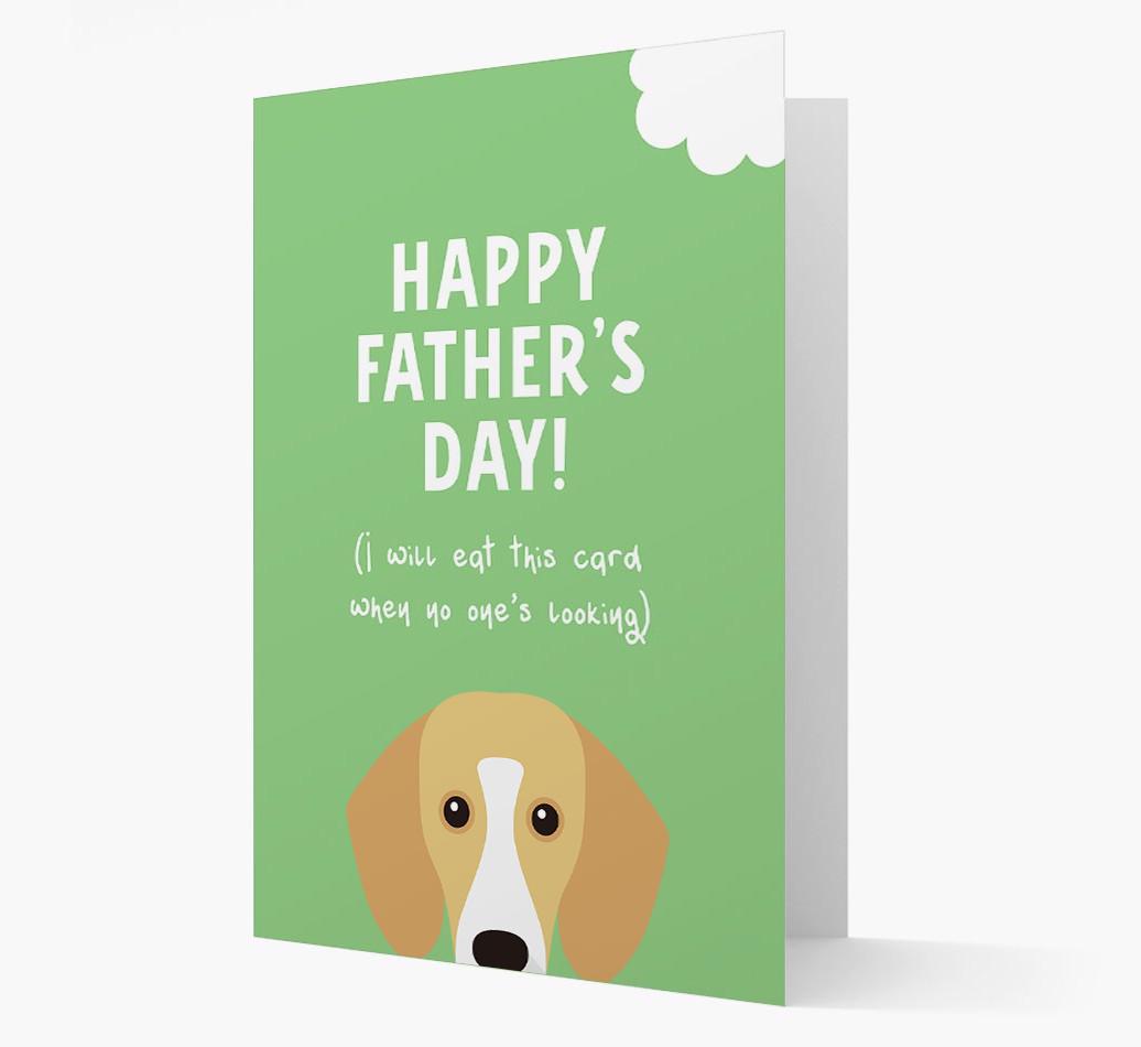 Happy Father's Day: Personalised {breedFullName} Card