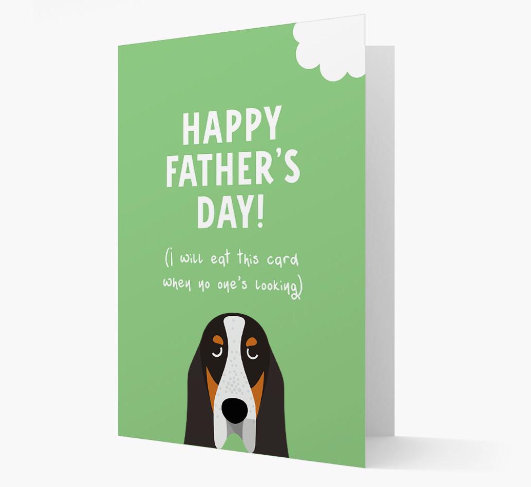 Happy Father's Day: Personalised {breedFullName} Card