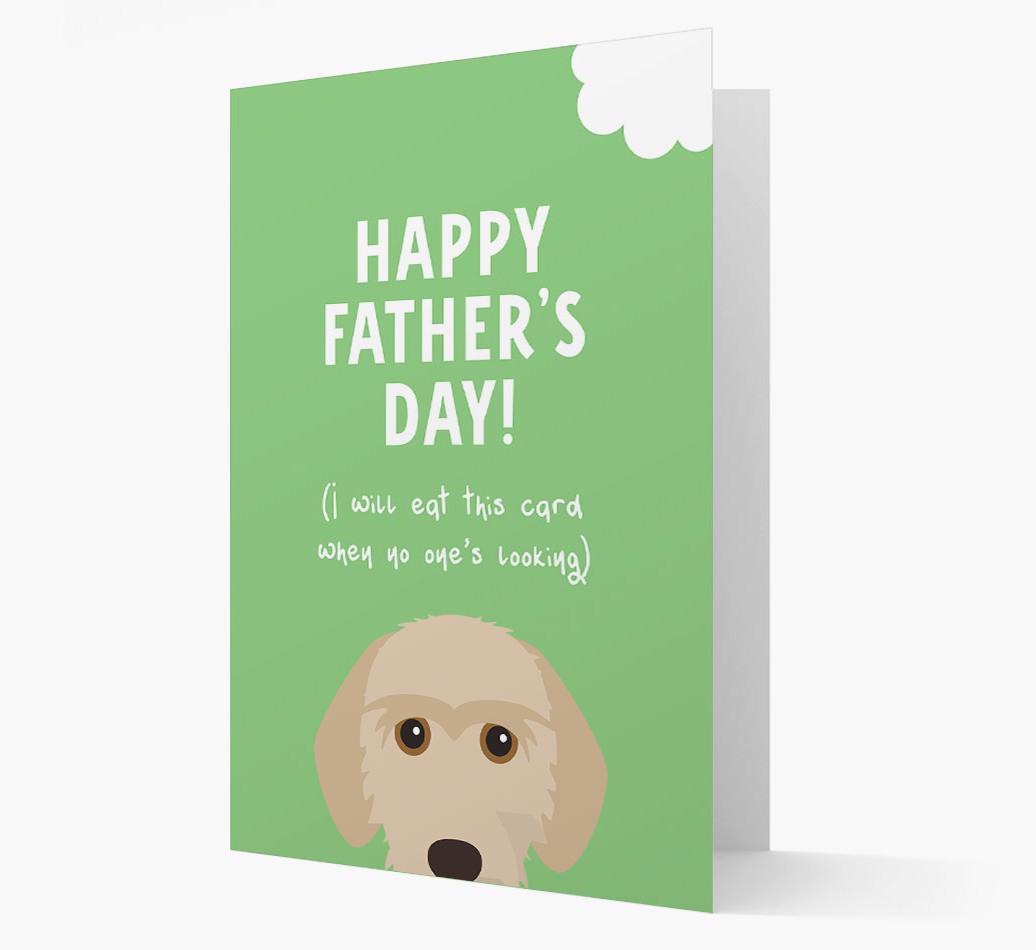 Happy Father's Day: Personalised {breedFullName} Card