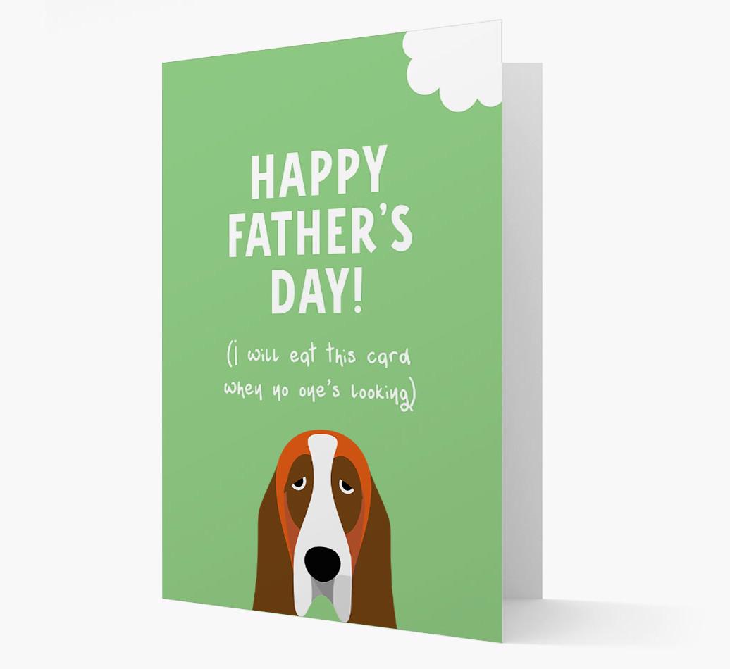 Happy Father's Day: Personalised {breedFullName} Card