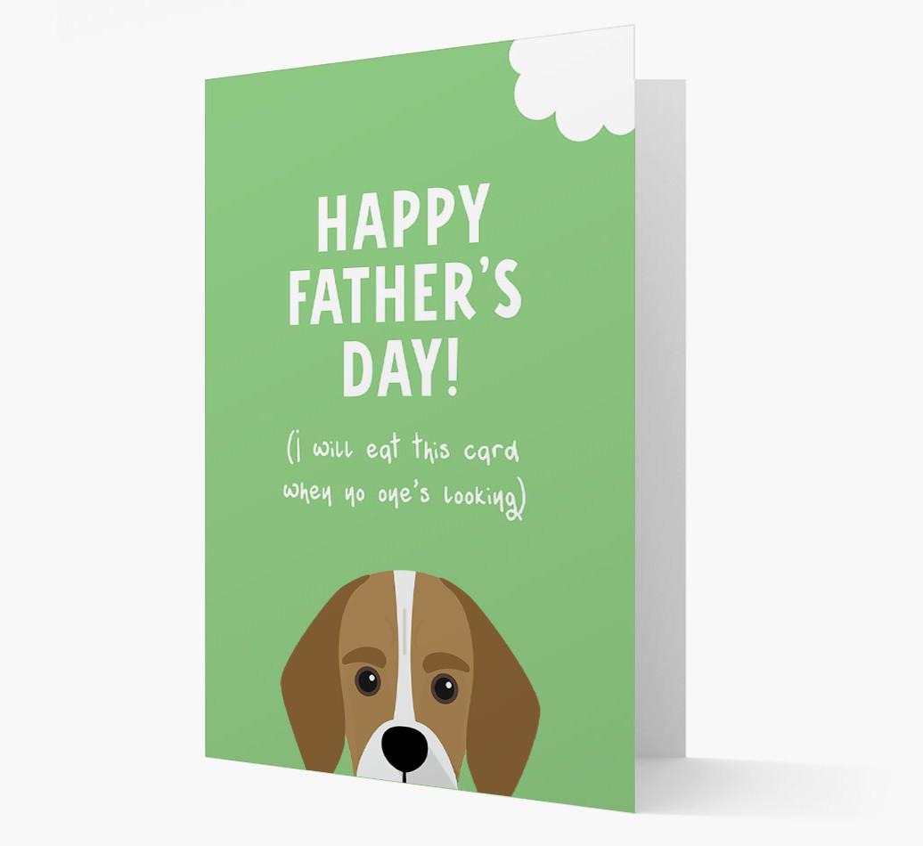 Happy Father's Day: Personalised {breedFullName} Card