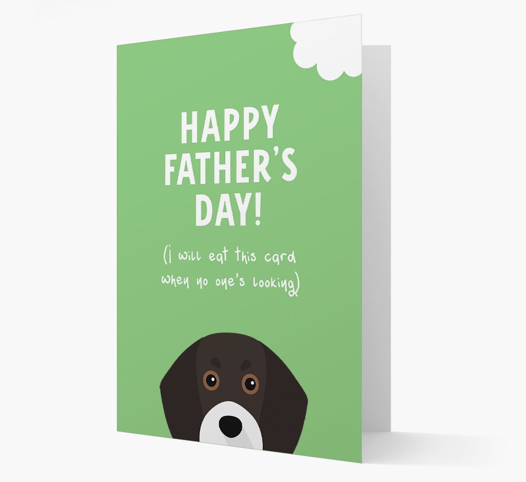 Happy Father's Day: Personalised {breedFullName} Card