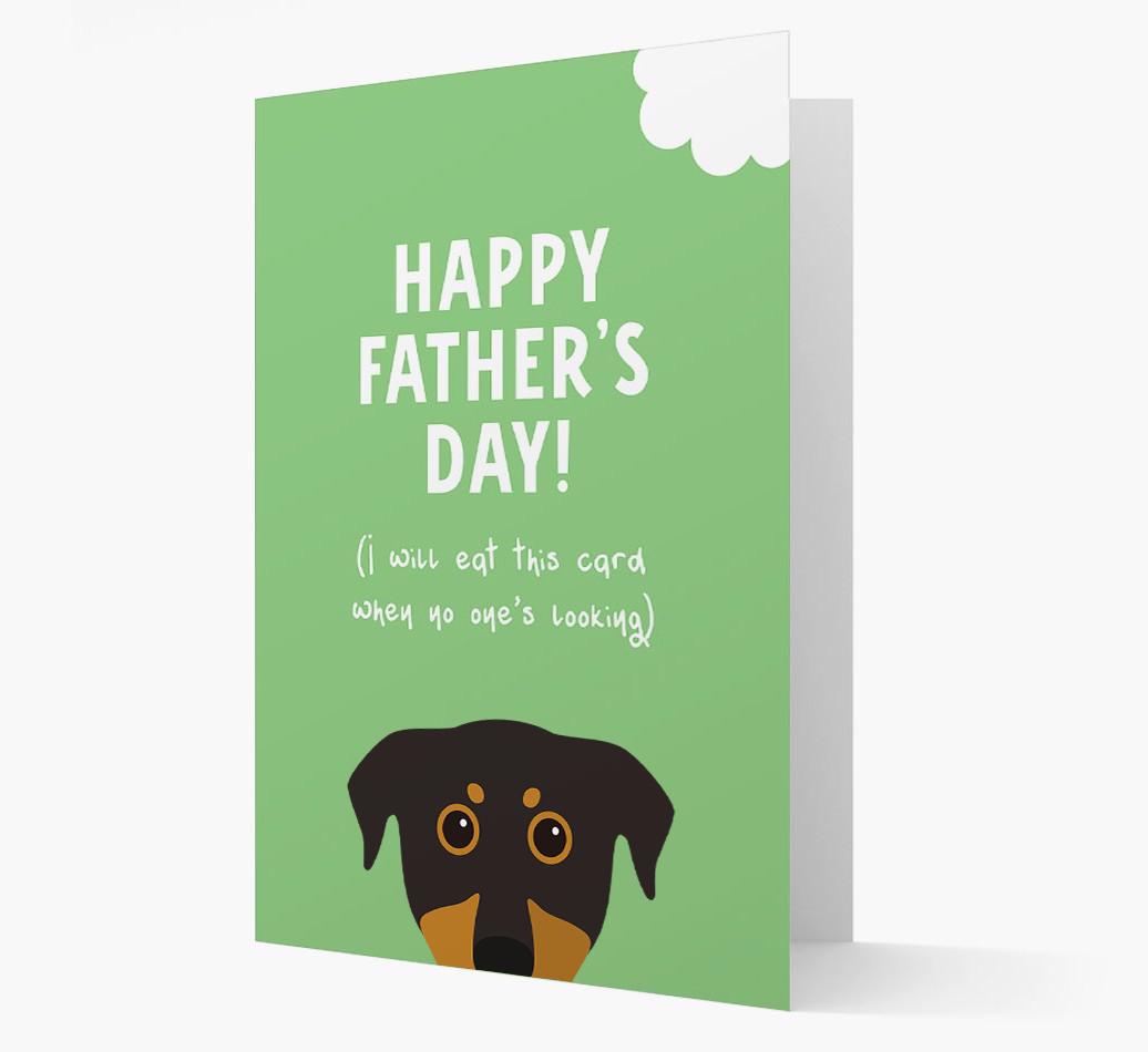 Happy Father's Day: Personalised {breedFullName} Card