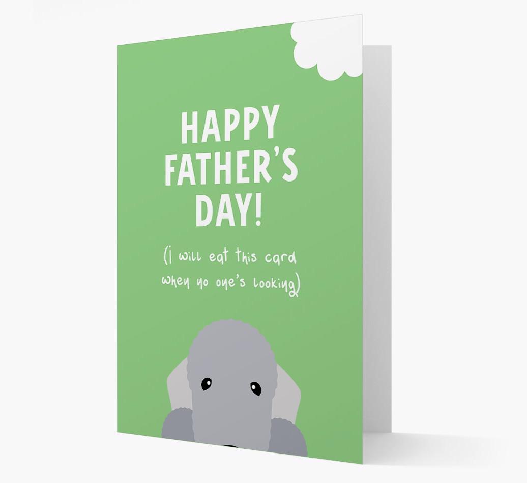 Happy Father's Day: Personalised {breedFullName} Card