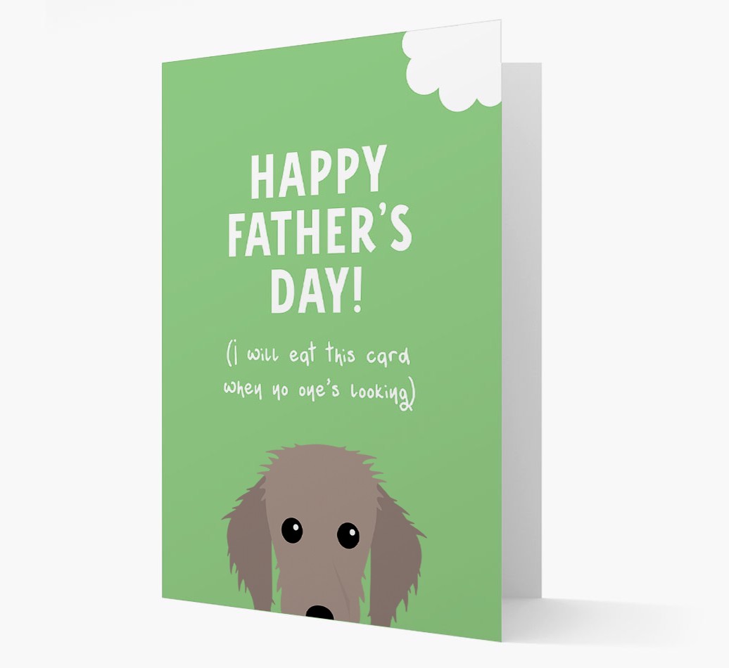 Happy Father's Day: Personalised {breedFullName} Card