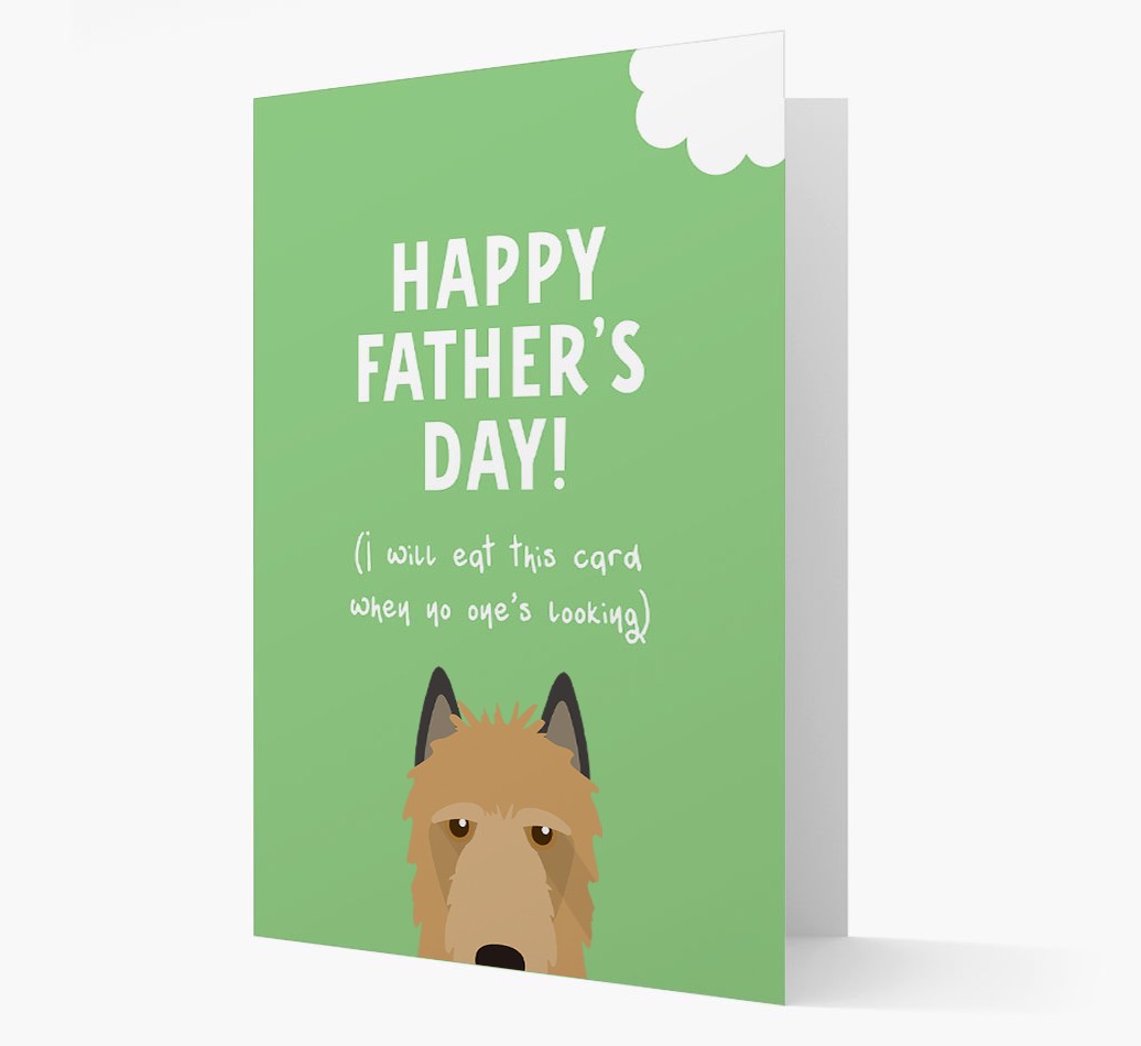 Happy Father's Day: Personalised {breedFullName} Card