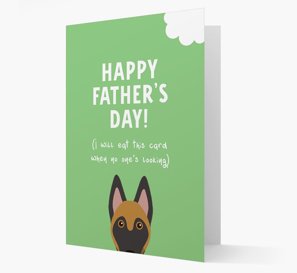 Happy Father's Day: Personalised {breedFullName} Card