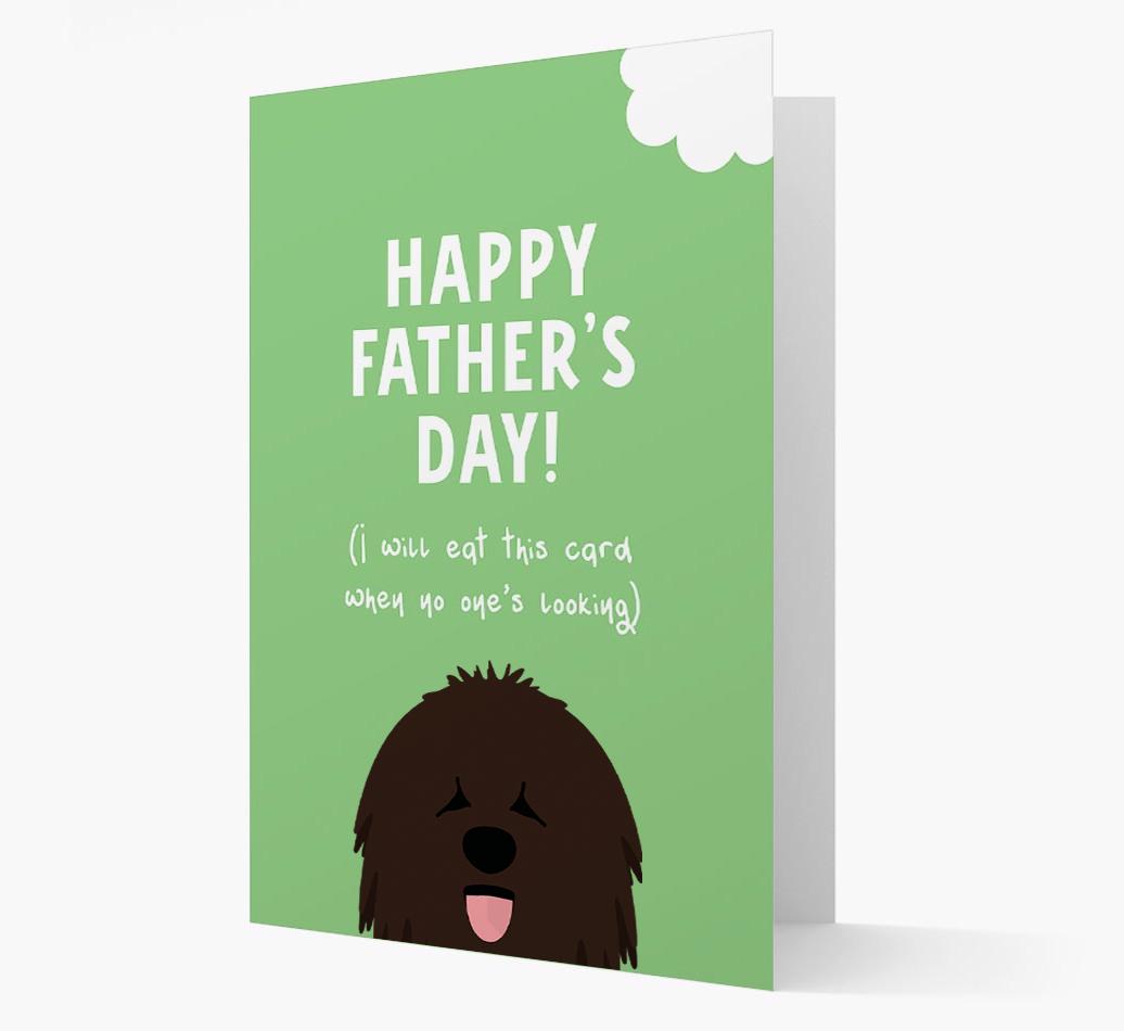 Happy Father's Day: Personalised {breedFullName} Card