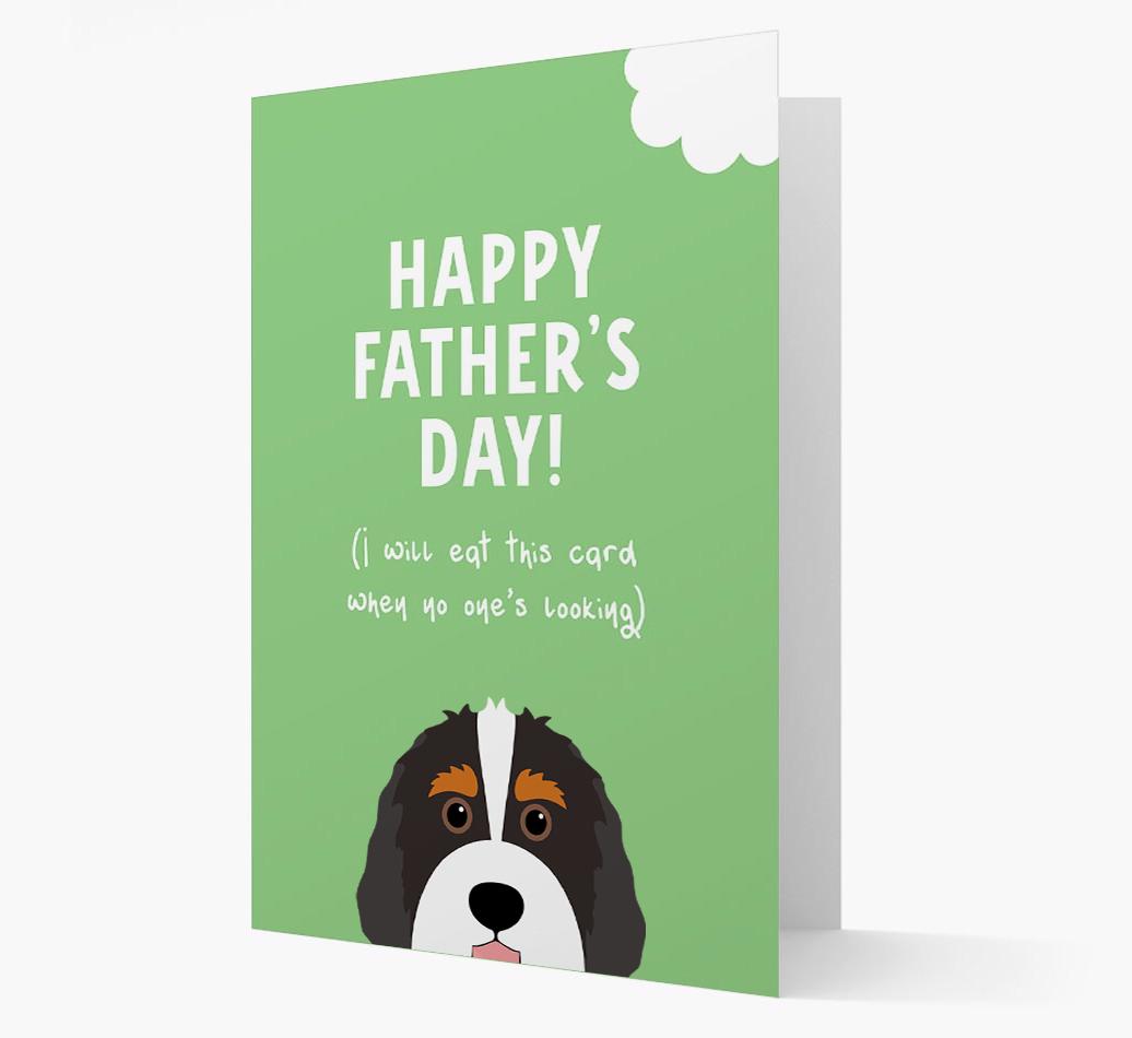 Happy Father's Day: Personalised {breedFullName} Card