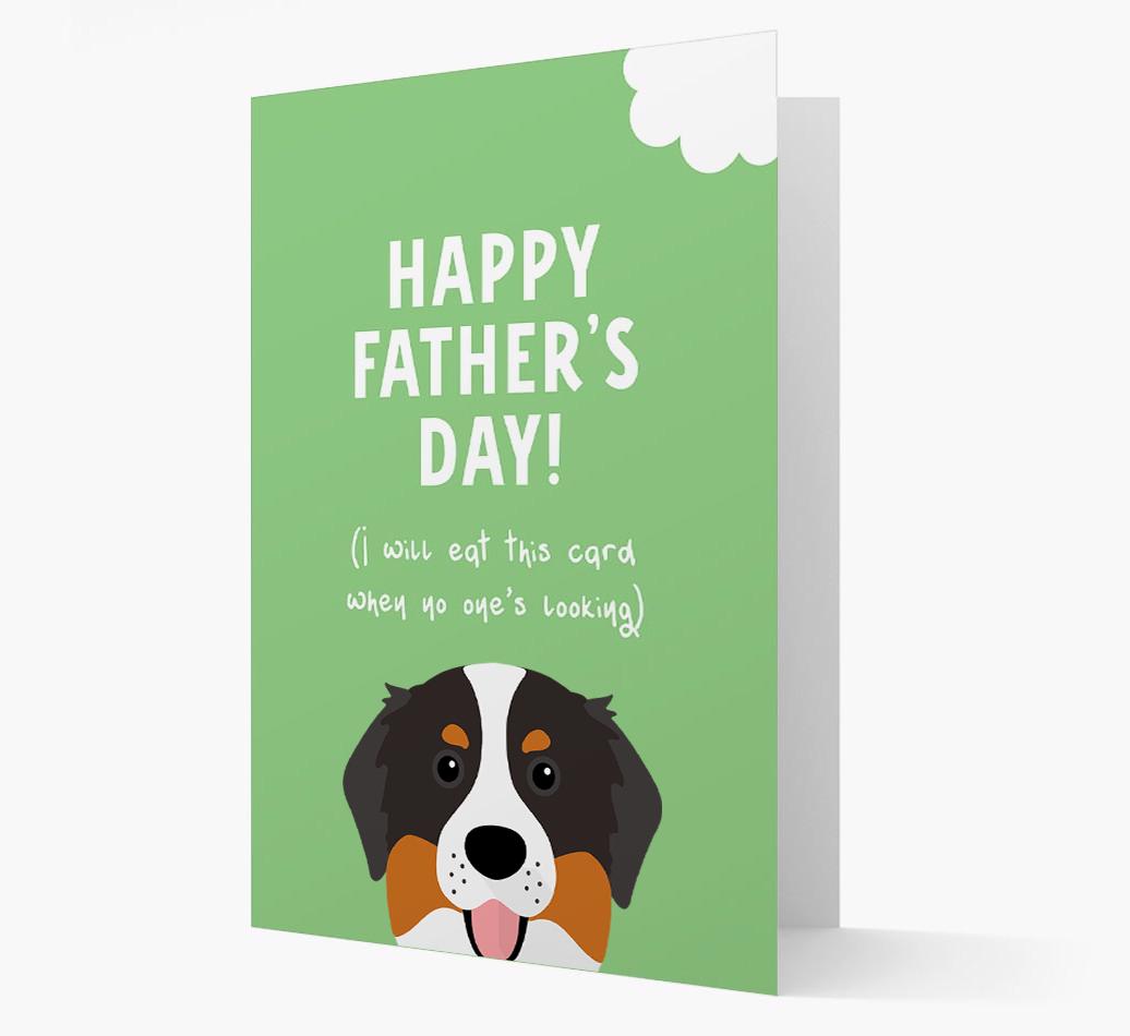 Happy Father's Day: Personalised {breedFullName} Card