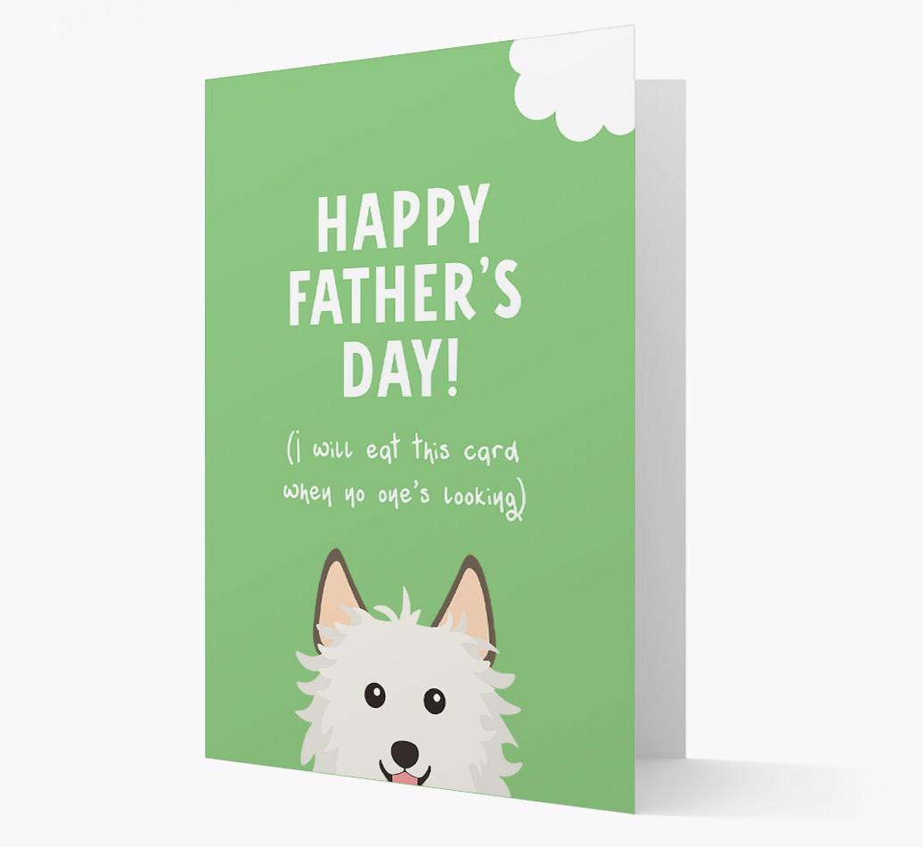 Happy Father's Day: Personalised {breedFullName} Card