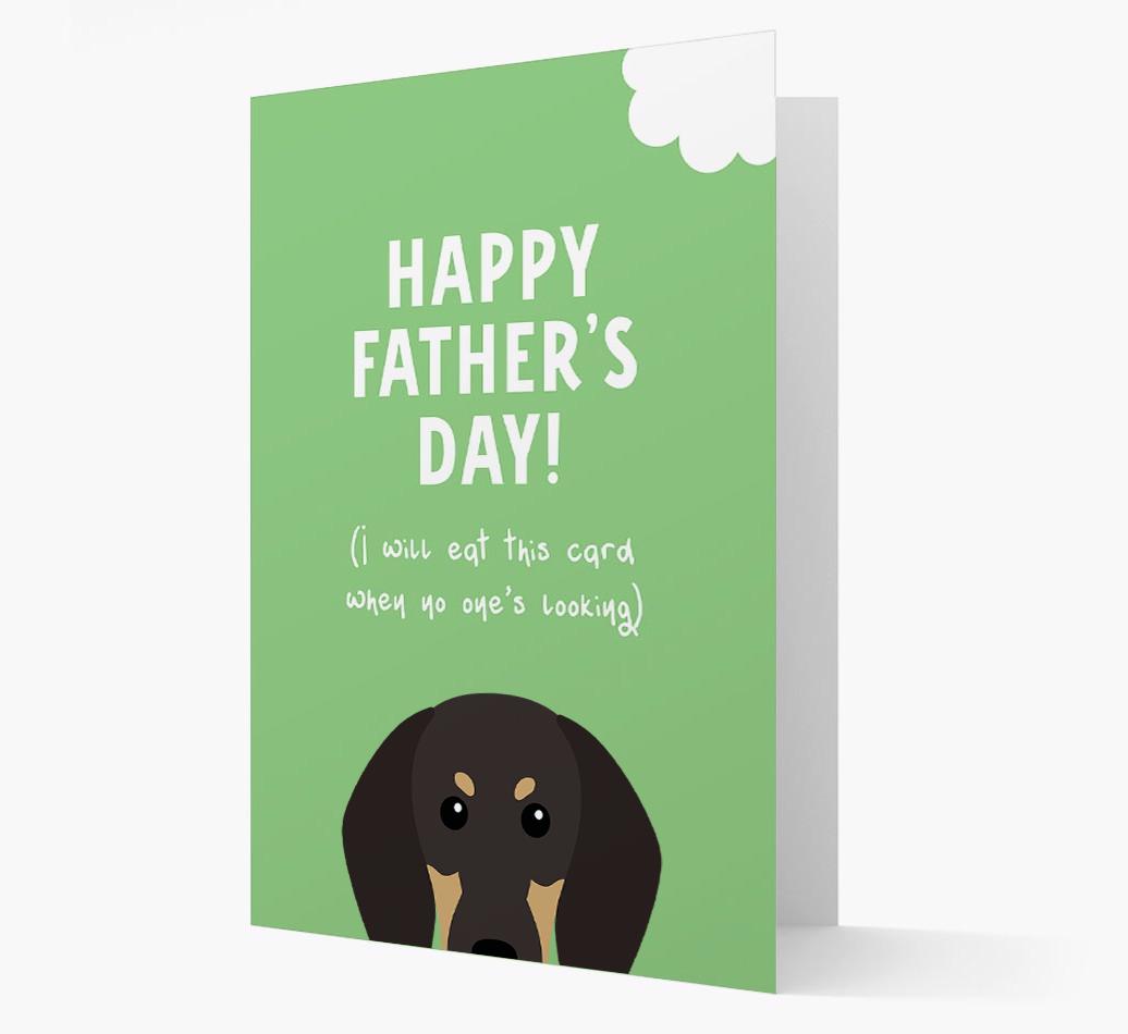 Happy Father's Day: Personalised {breedFullName} Card
