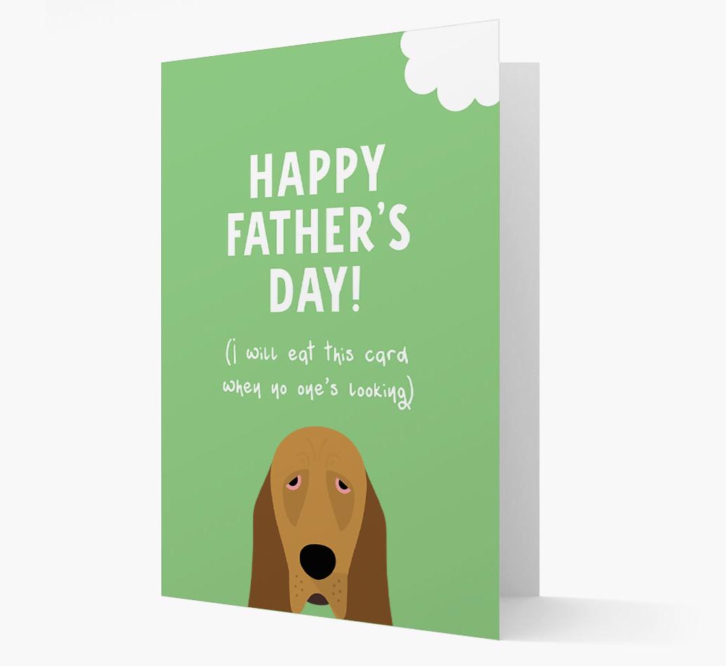 Happy Father's Day: Personalised {breedFullName} Card