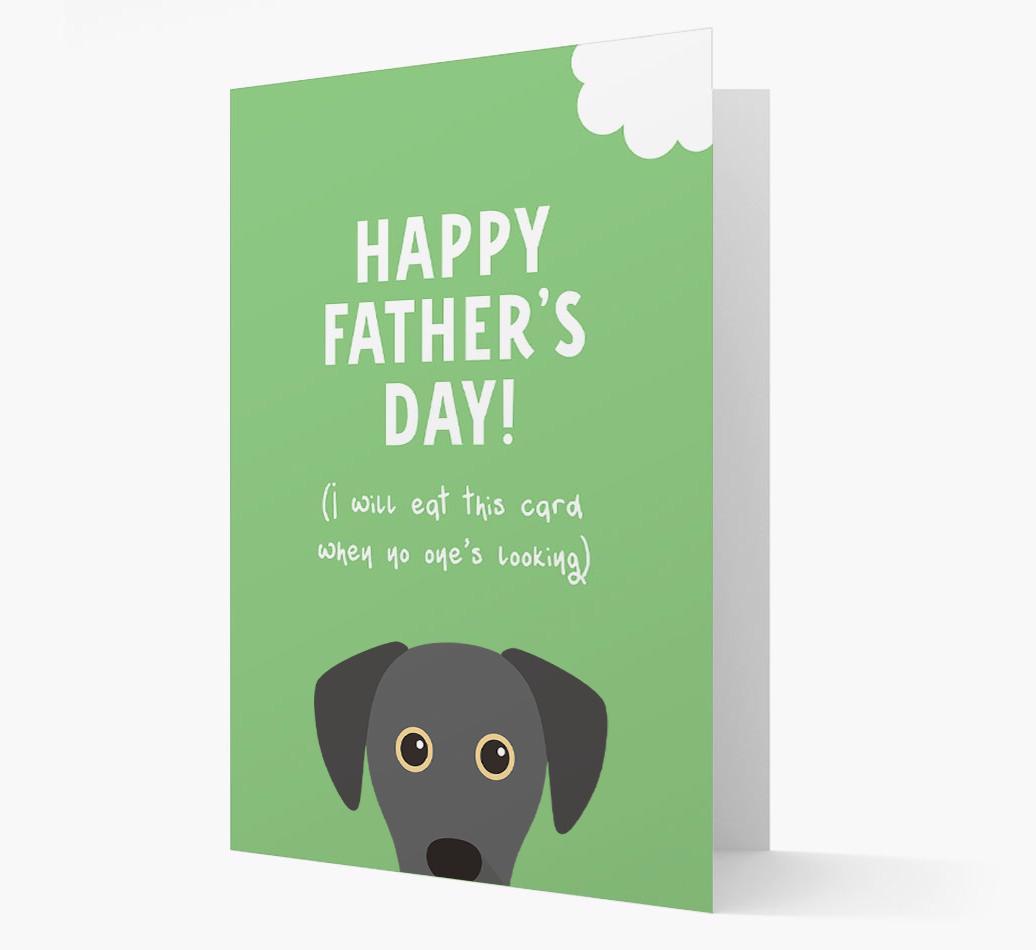 Happy Father's Day: Personalised {breedFullName} Card