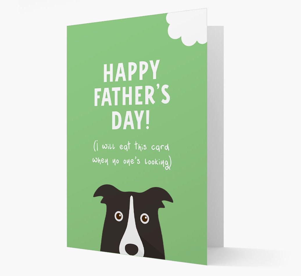 Happy Father's Day: Personalised {breedFullName} Card