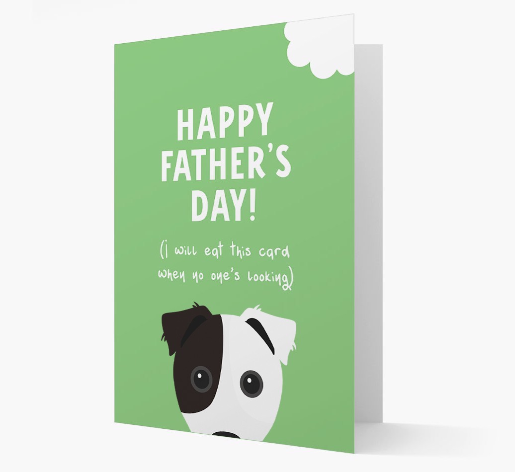 Happy Father's Day: Personalised {breedFullName} Card