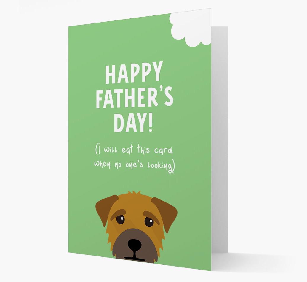 Happy Father's Day: Personalised {breedFullName} Card