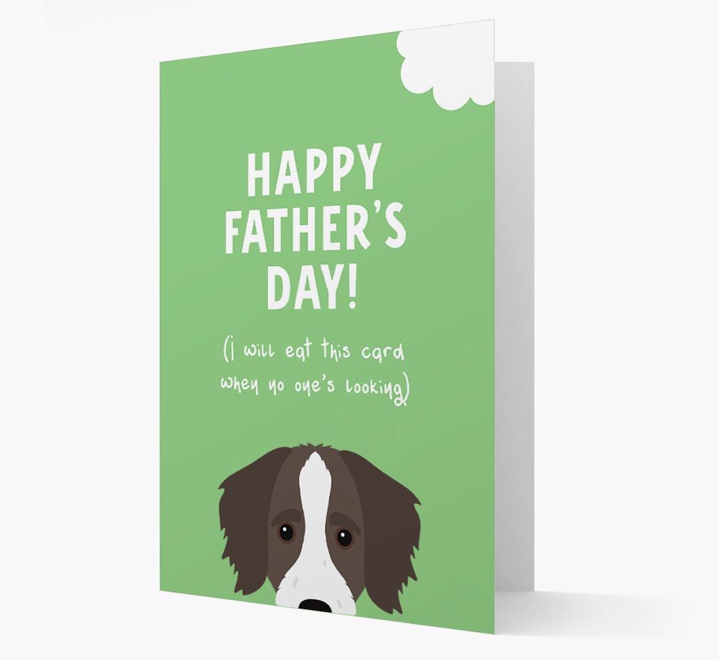 Happy Father's Day: Personalised {breedFullName} Card