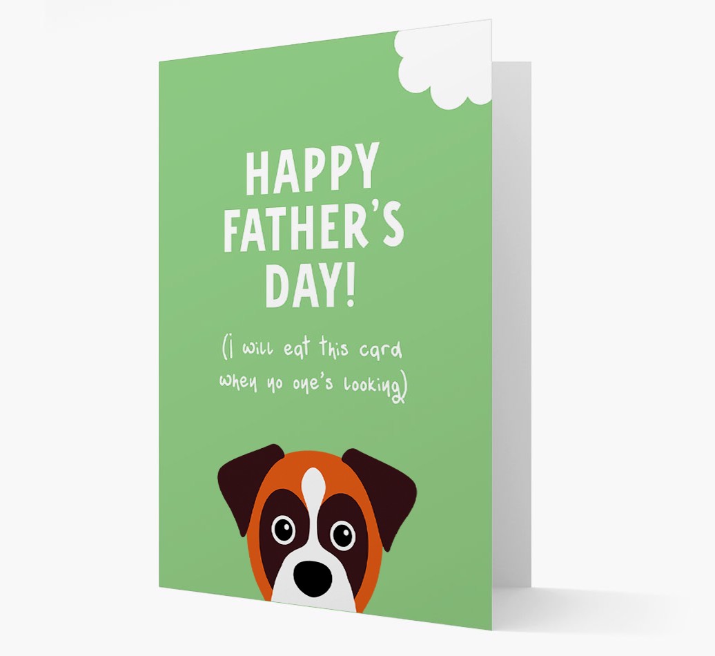 Happy Father's Day: Personalised {breedFullName} Card