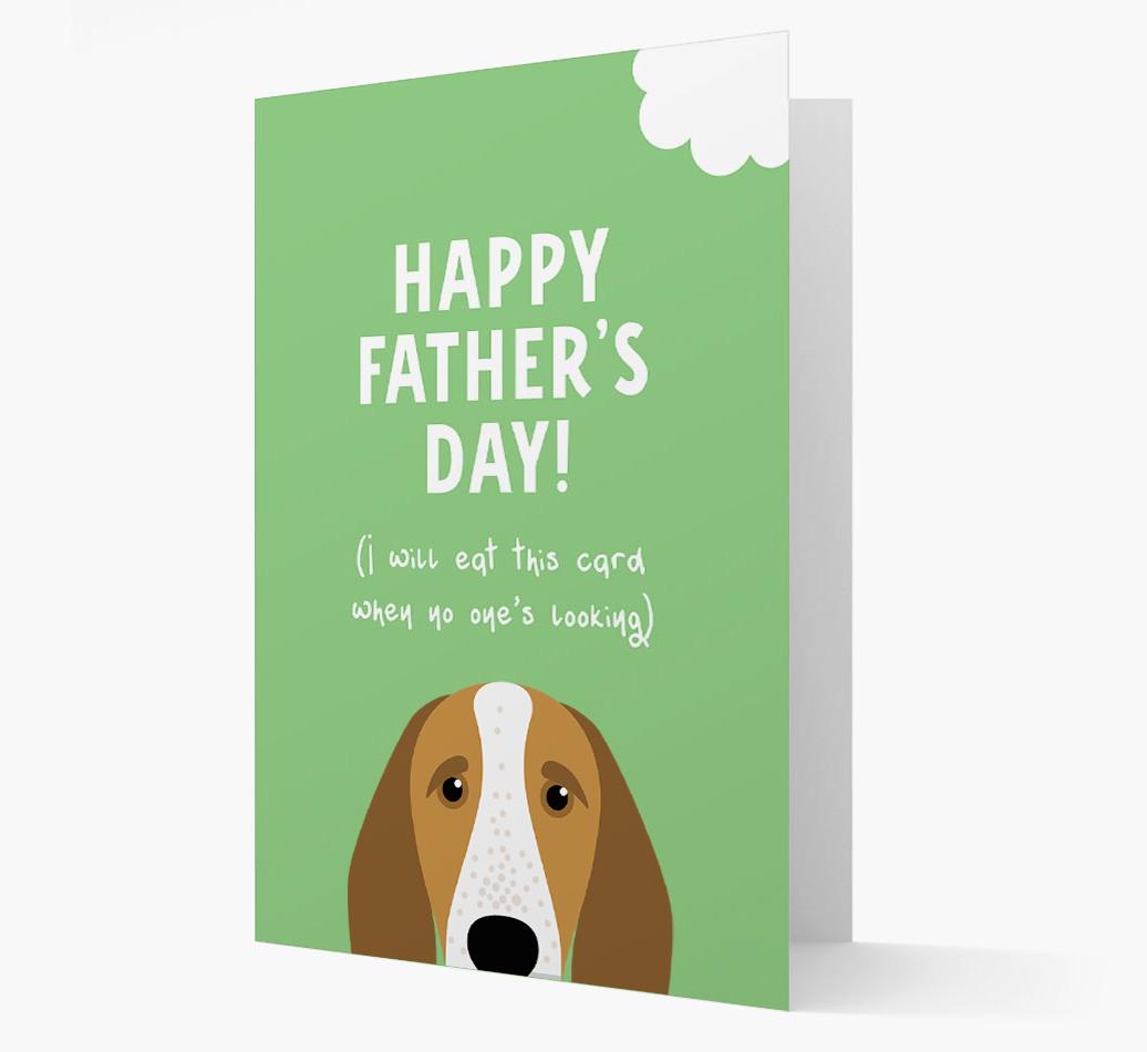 Happy Father's Day: Personalised {breedFullName} Card