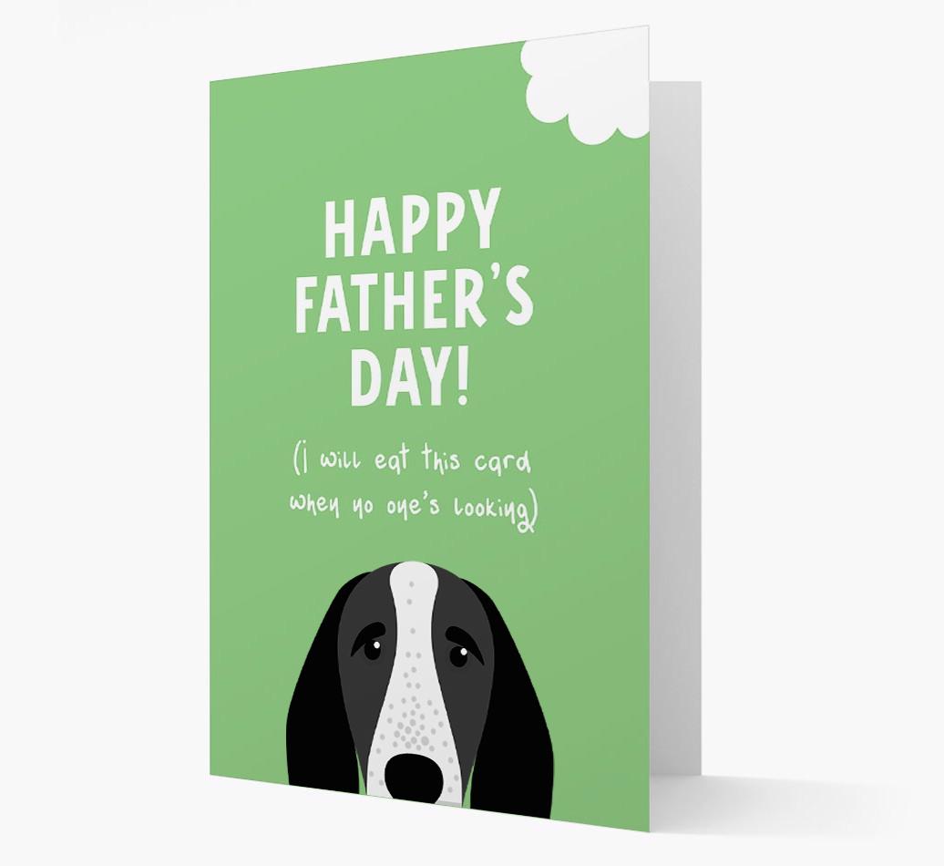 Happy Father's Day: Personalised {breedFullName} Card