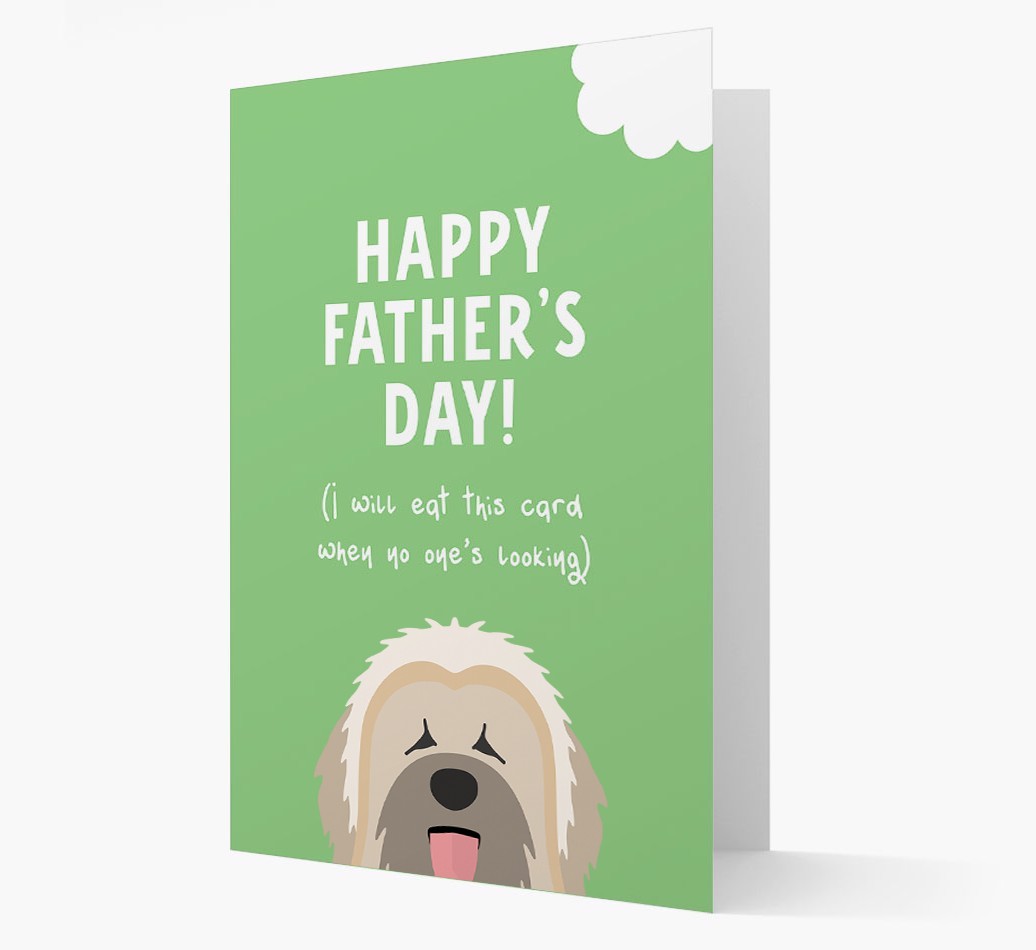 Happy Father's Day: Personalised {breedFullName} Card
