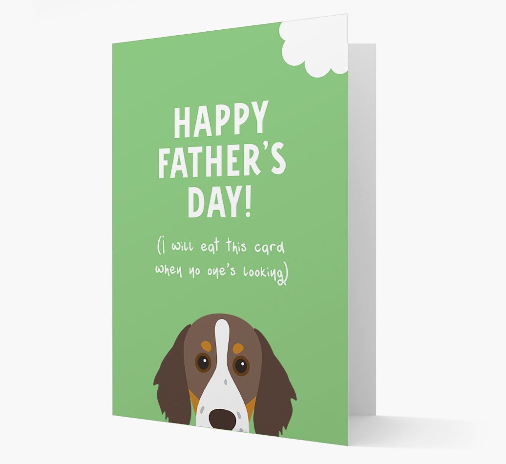 Happy Father's Day: Personalised {breedFullName} Card