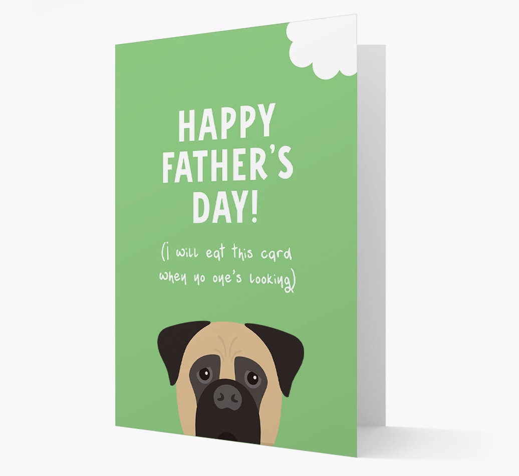 Happy Father's Day: Personalised {breedFullName} Card