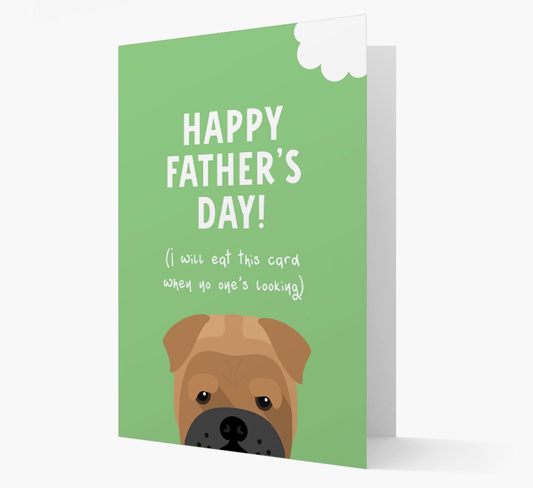 Happy Father's Day: Personalised {breedFullName} Card