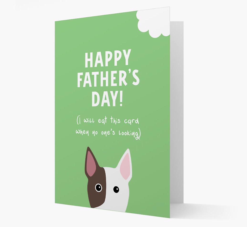 Happy Father's Day: Personalised {breedFullName} Card