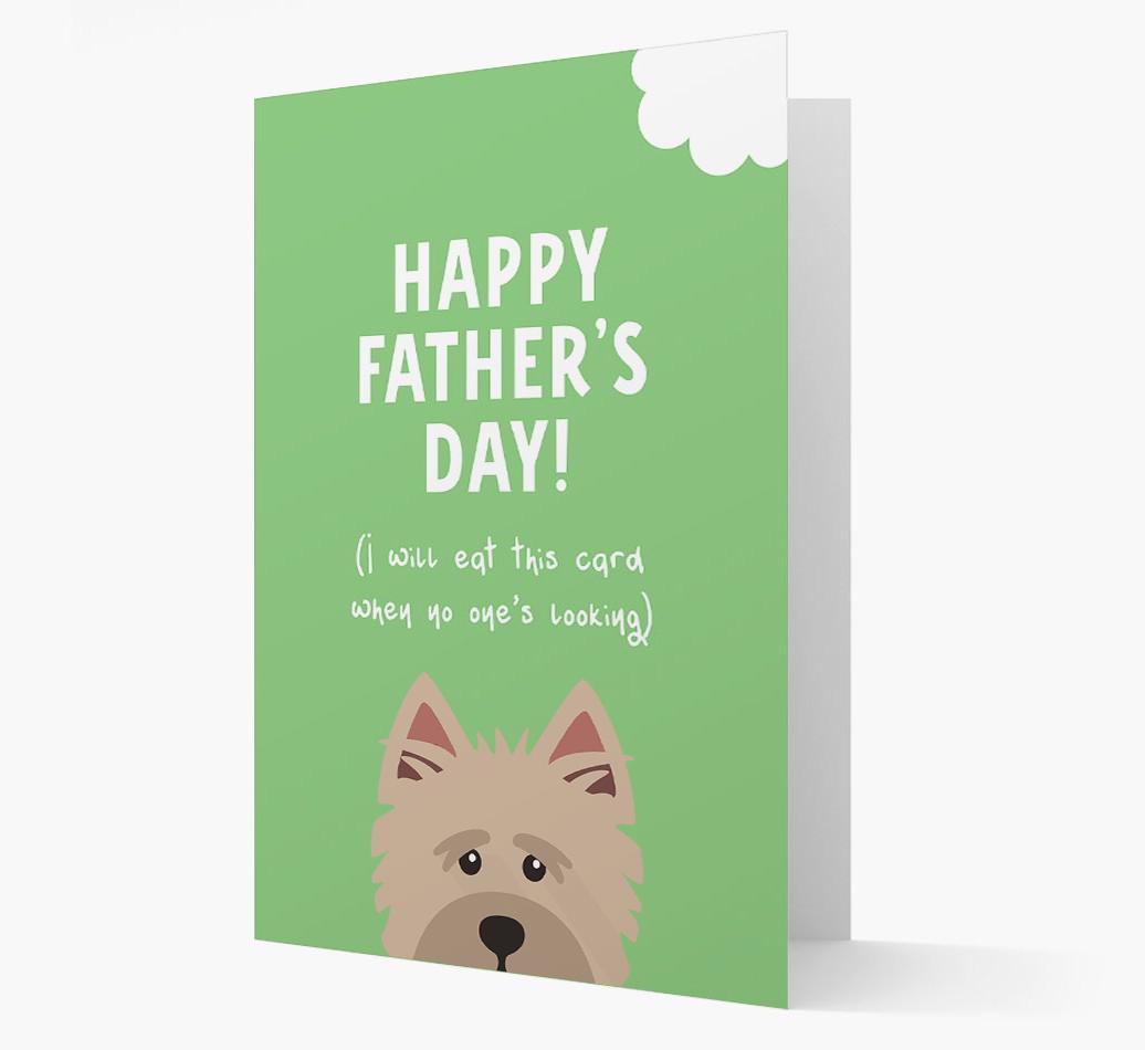 Happy Father's Day: Personalised {breedFullName} Card