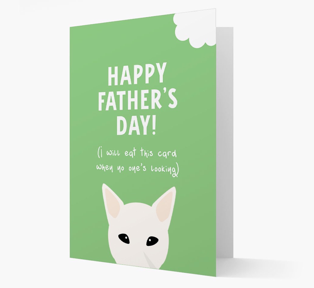 Happy Father's Day: Personalised {breedFullName} Card