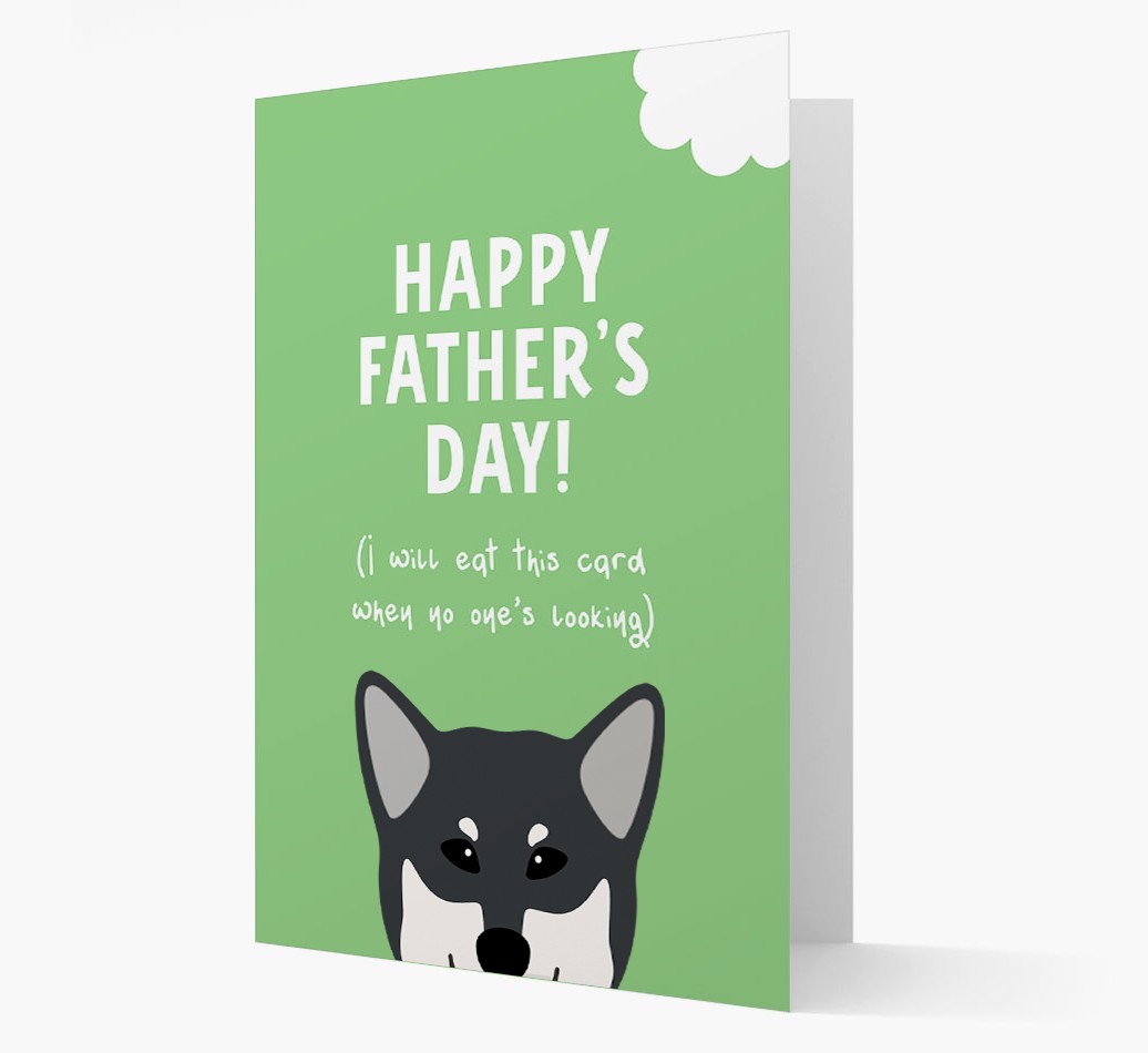 Happy Father's Day: Personalised {breedFullName} Card