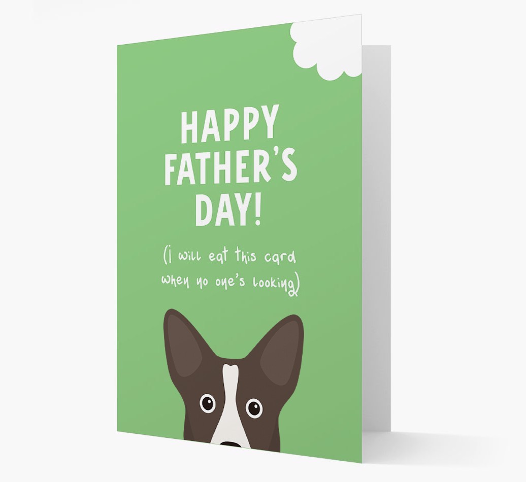 Happy Father's Day: Personalised {breedFullName} Card