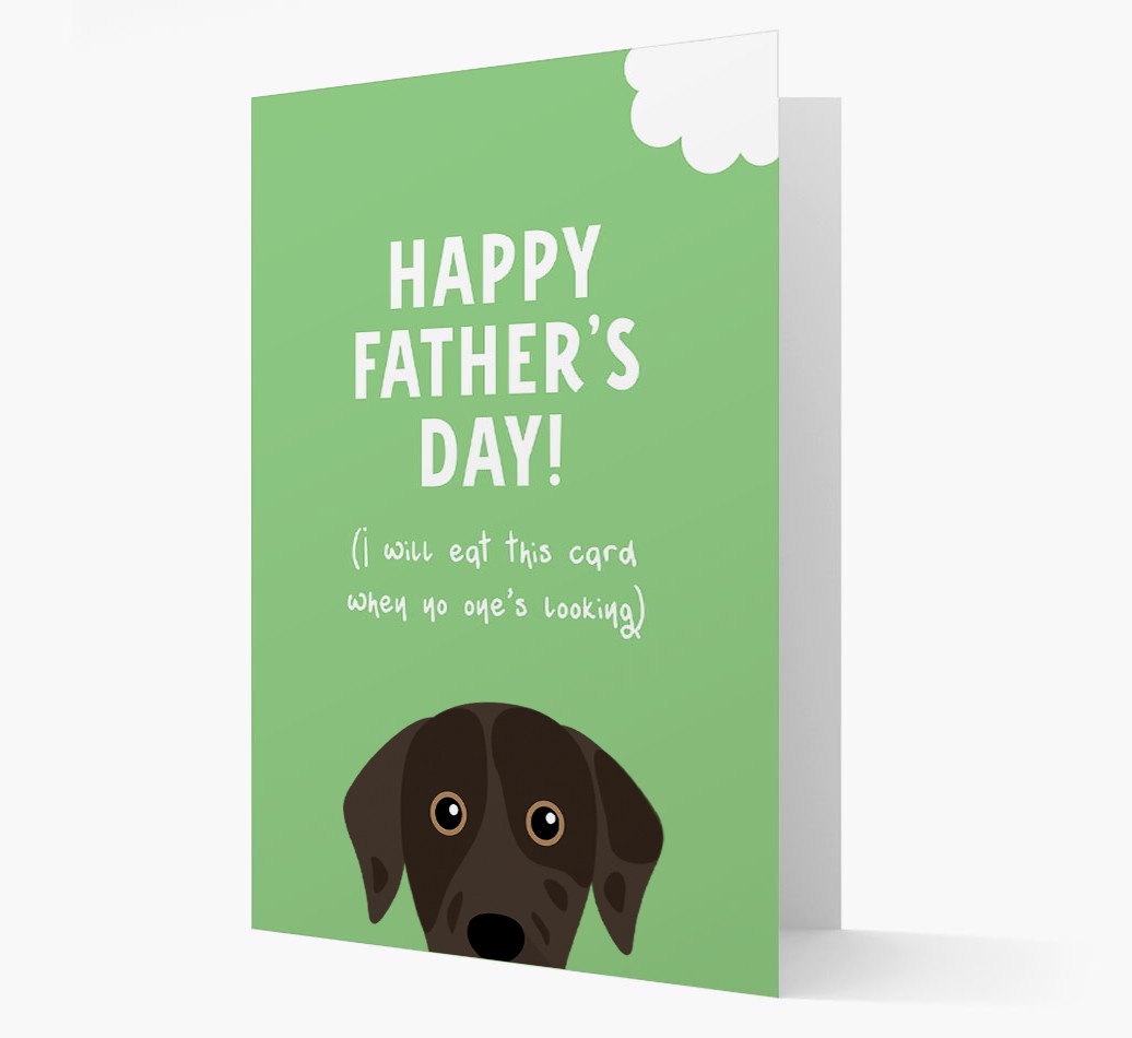 Happy Father's Day: Personalised {breedFullName} Card