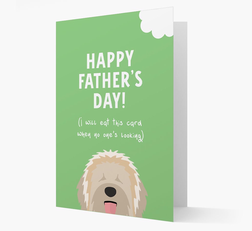 Happy Father's Day: Personalised {breedFullName} Card