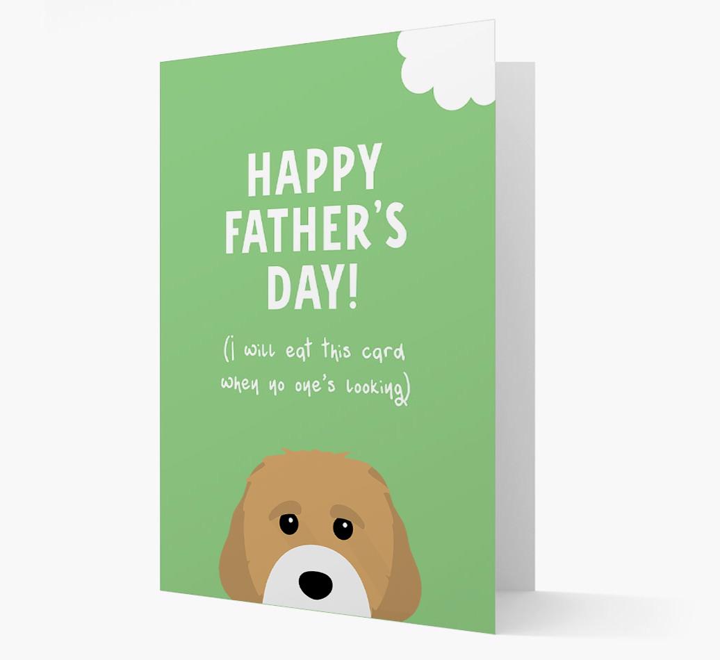 Happy Father's Day: Personalised {breedFullName} Card