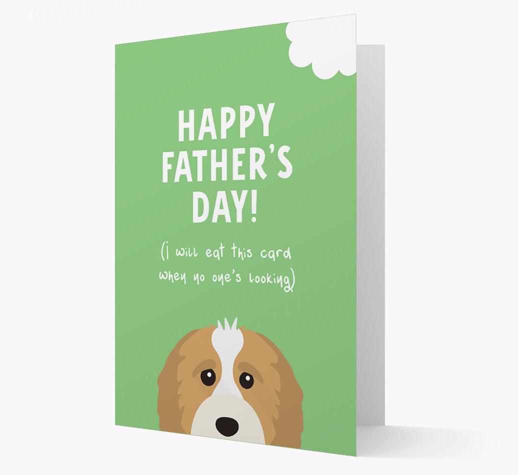 Happy Father's Day: Personalised {breedFullName} Card