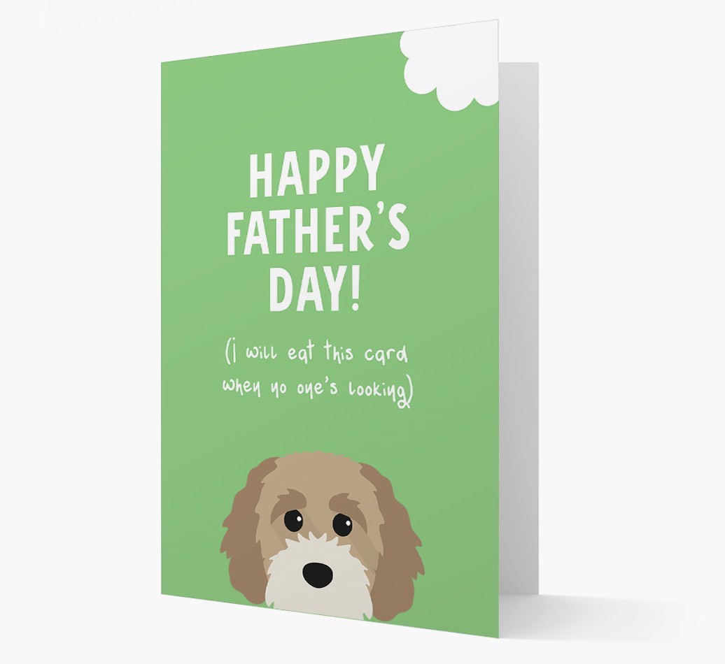Happy Father's Day: Personalised {breedFullName} Card