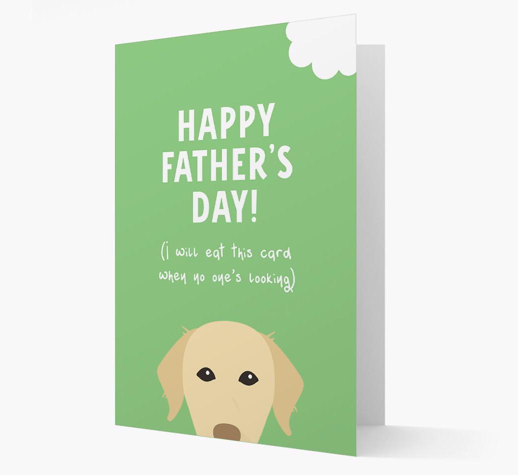 Happy Father's Day: Personalised {breedFullName} Card