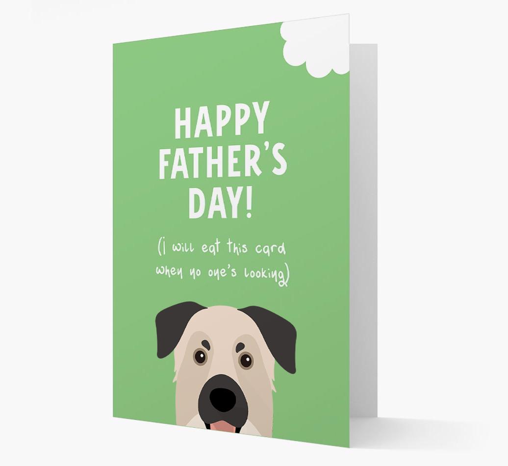 Happy Father's Day: Personalised {breedFullName} Card