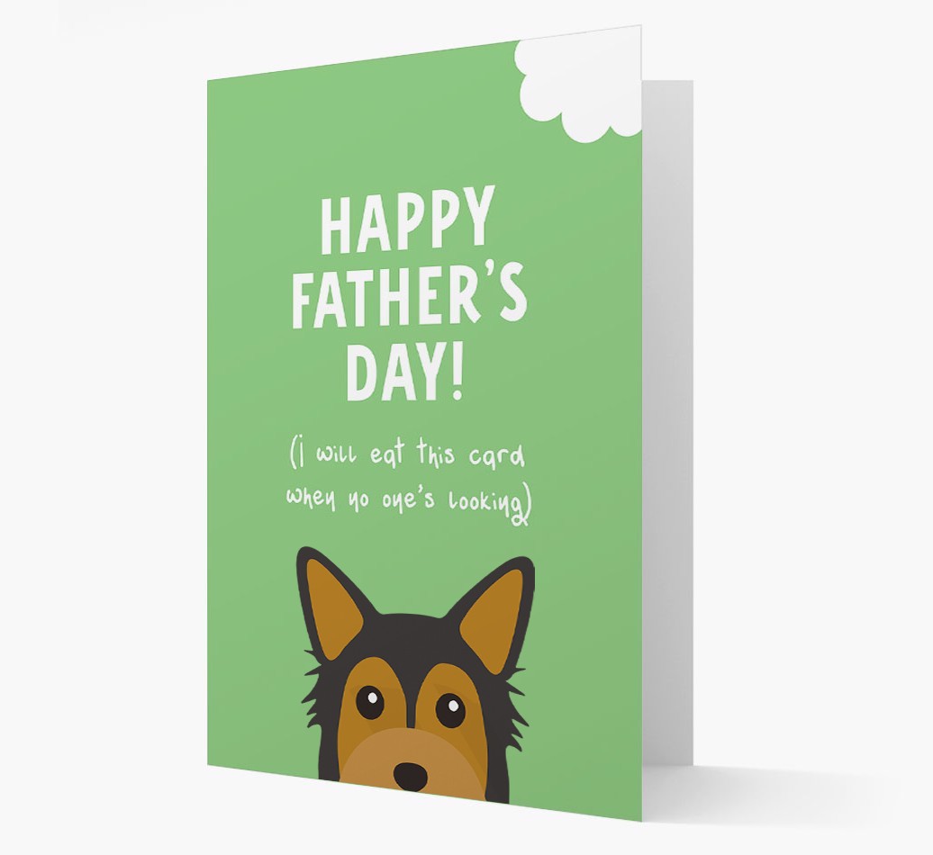 Happy Father's Day: Personalised {breedFullName} Card