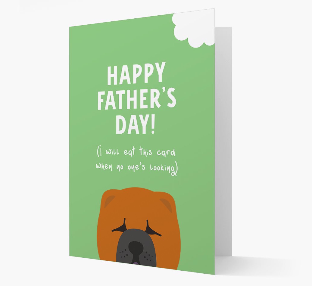 Happy Father's Day: Personalised {breedFullName} Card